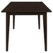 Gabriel 5-piece Rectangular 59-inch Closed Back Dining Set Cappuccino - Furniture Land (Milwaukee, WI)