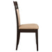 Gabriel 5-piece Rectangular 59-inch Closed Back Dining Set Cappuccino - Furniture Land (Milwaukee, WI)