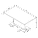Anges 5 Pc Dining Sets - Furniture Land (Milwaukee, WI)