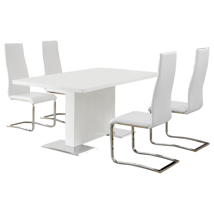 Anges 5 Pc Dining Sets - Furniture Land (Milwaukee, WI)