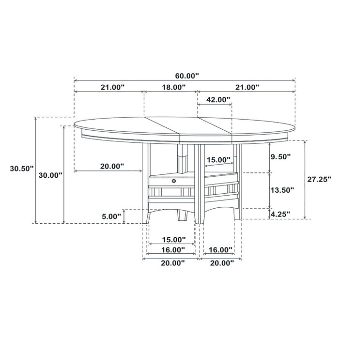 Lavon 5 Pc Dining Sets - Furniture Land (Milwaukee, WI)