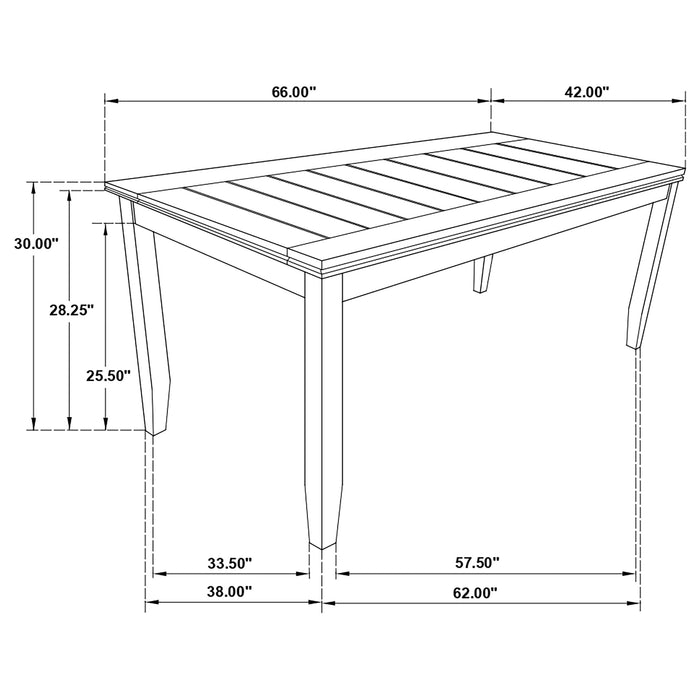 Dalila Dining Tables - Furniture Land (Milwaukee, WI)