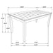 Dalila Dining Tables - Furniture Land (Milwaukee, WI)