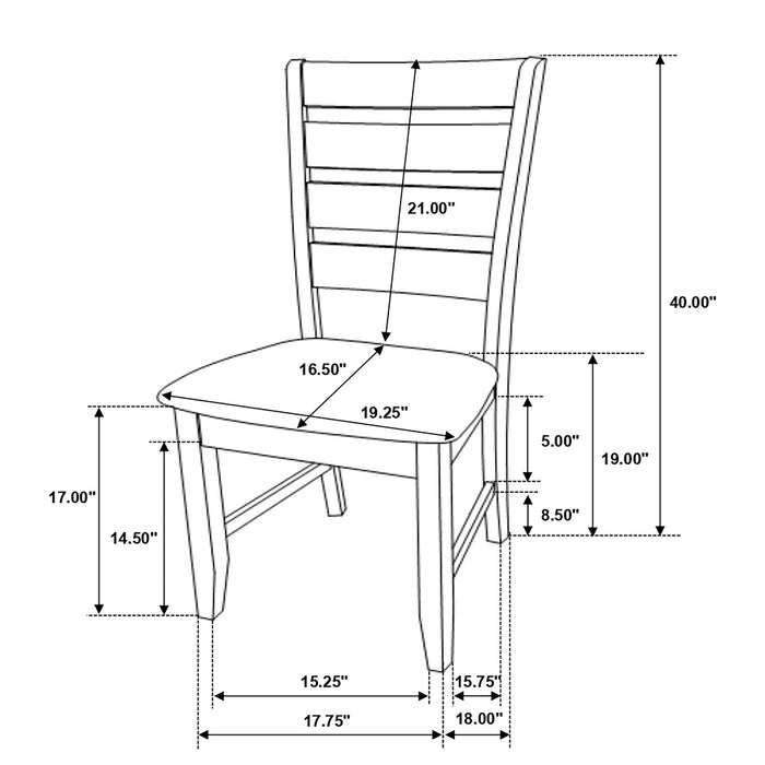 Dalila Side Chairs - Furniture Land (Milwaukee, WI)