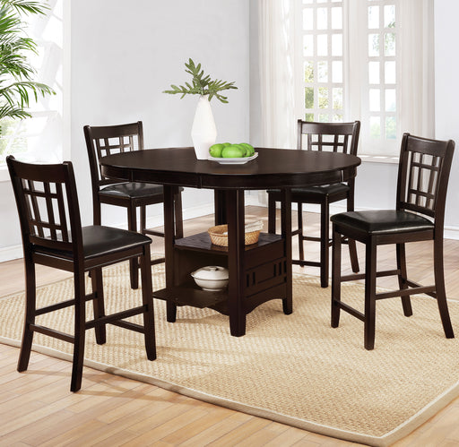 Lavon 5 Pc Counter Height Dining Sets - Furniture Land (Milwaukee, WI)