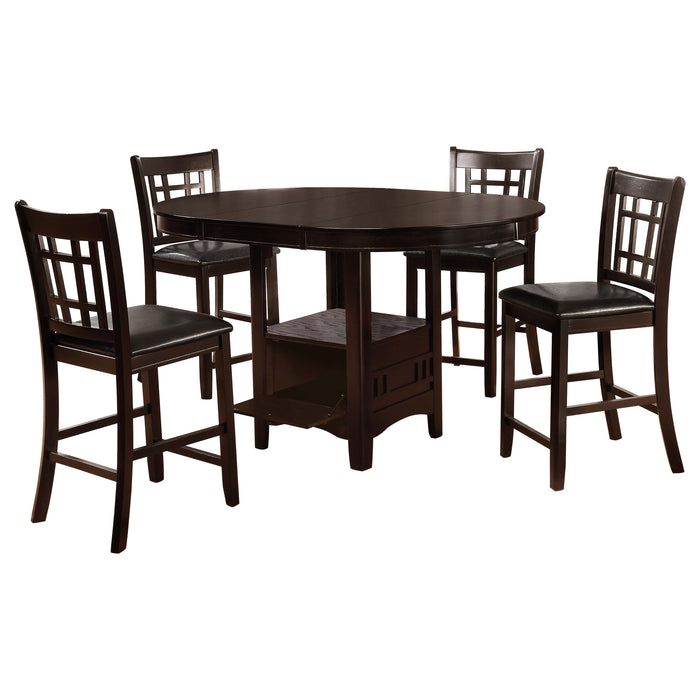 Lavon 5 Pc Counter Height Dining Sets - Furniture Land (Milwaukee, WI)