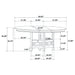 Lavon 5 Pc Counter Height Dining Sets - Furniture Land (Milwaukee, WI)