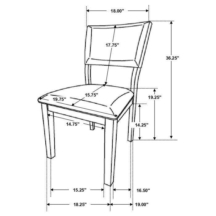 Sharon 5 Pc Dining Sets Gray - Furniture Land (Milwaukee, WI)