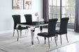 Carone 5 Pc Dining Sets Black - Furniture Land (Milwaukee, WI)