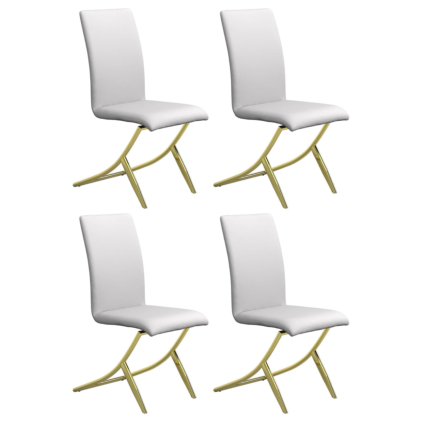 White / Brass