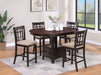 Lavon 5 Pc Counter Height Dining Sets - Furniture Land (Milwaukee, WI)