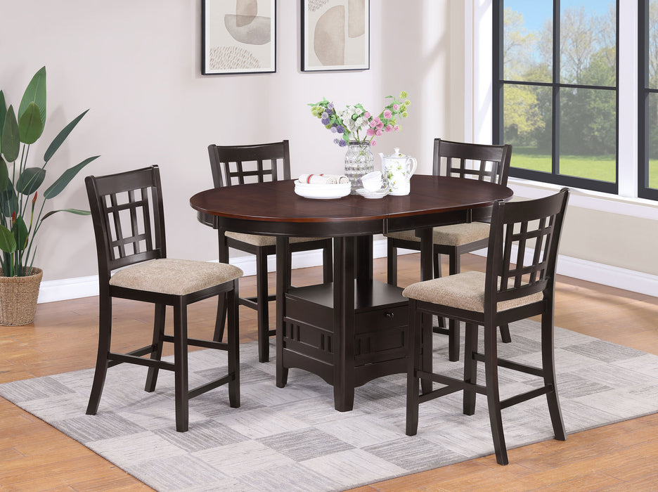 Lavon 5 Pc Counter Height Dining Sets - Furniture Land (Milwaukee, WI)