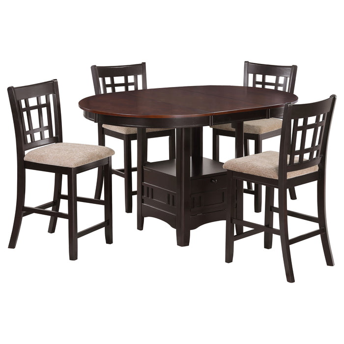 Lavon 5 Pc Counter Height Dining Sets - Furniture Land (Milwaukee, WI)