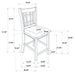 Lavon 5 Pc Counter Height Dining Sets - Furniture Land (Milwaukee, WI)