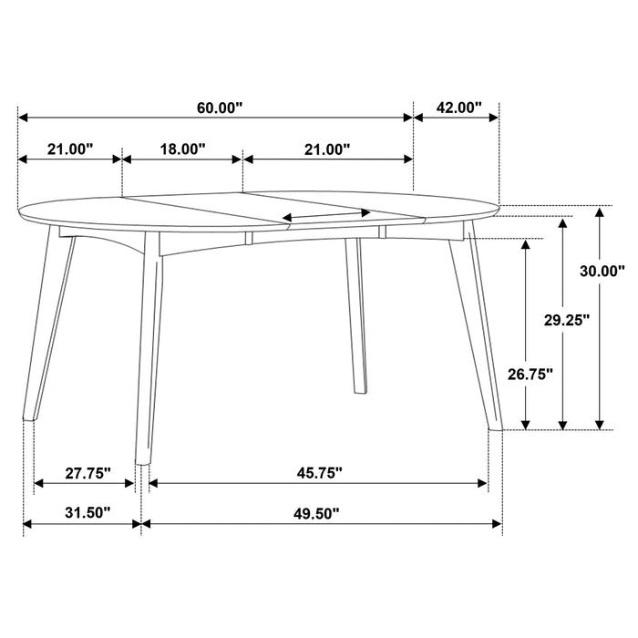 Jedda 5 Pc Dining Sets - Furniture Land (Milwaukee, WI)