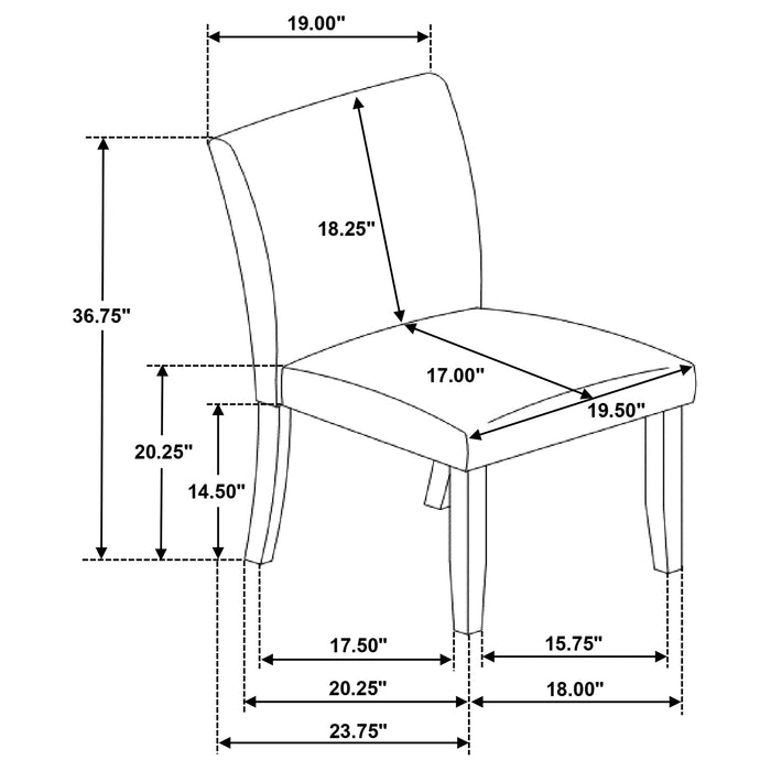 Cantley Side Chairs - Furniture Land (Milwaukee, WI)