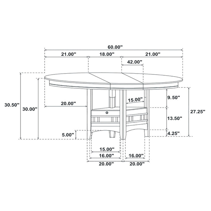 Lavon 5 Pc Dining Sets - Furniture Land (Milwaukee, WI)