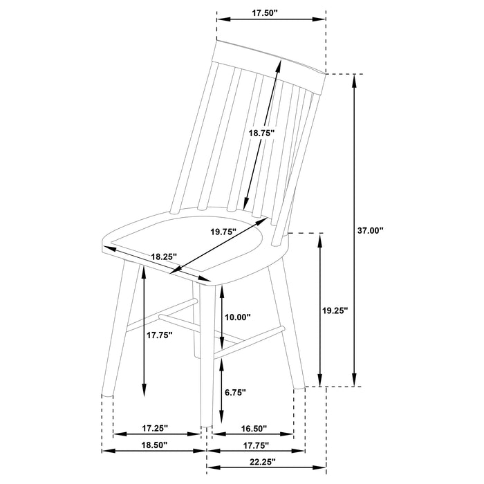 Middleton Side Chairs - Furniture Land (Milwaukee, WI)