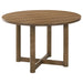 Crestmore 5-piece 46-inch Round Wood Dining Table Set Walnut - Furniture Land (Milwaukee, WI)