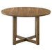 Crestmore 5-piece 46-inch Round Wood Dining Table Set Walnut - Furniture Land (Milwaukee, WI)