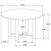 Crestmore 5-piece 46-inch Round Wood Dining Table Set Walnut - Furniture Land (Milwaukee, WI)