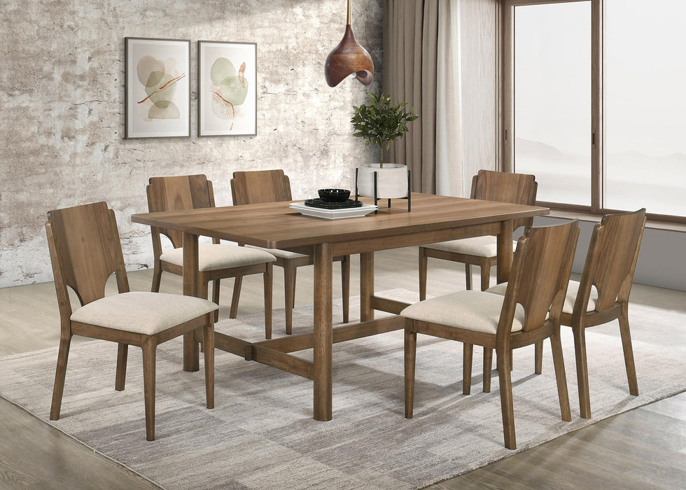Crestmore 71-inch Rectangular Wood Dining Table Walnut - Furniture Land (Milwaukee, WI)