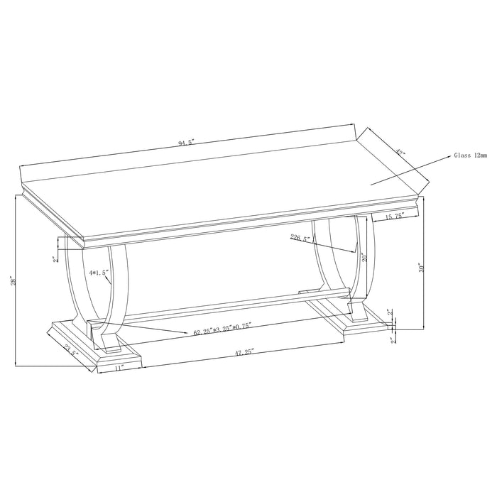 Antoine Dining Sets - Furniture Land (Milwaukee, WI)