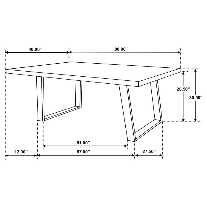 Misty Dining Sets - Furniture Land (Milwaukee, WI)