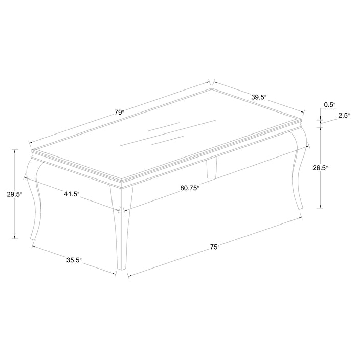 Carone 5 Dining Sets - Furniture Land (Milwaukee, WI)
