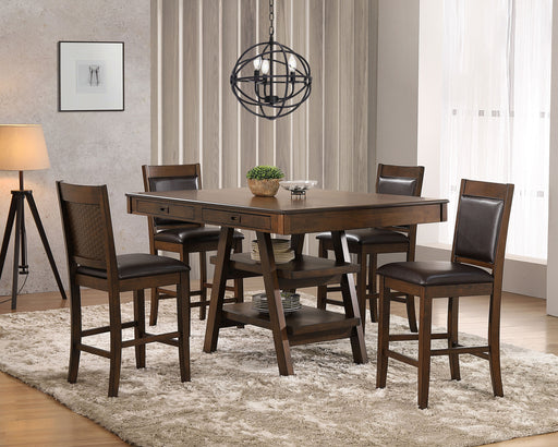 Dewey 5 Pc Counter Height Dining Sets - Furniture Land (Milwaukee, WI)
