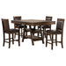 Dewey 5 Pc Counter Height Dining Sets - Furniture Land (Milwaukee, WI)