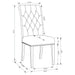 Sherry Rectangular Marble Top Dining Table set - Furniture Land (Milwaukee, WI)