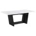 Sherry Rectangular Marble Top Dining Table set - Furniture Land (Milwaukee, WI)