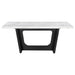Sherry Rectangular Marble Top Dining Table set - Furniture Land (Milwaukee, WI)