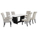 Sherry Rectangular Marble Top Dining Table set - Furniture Land (Milwaukee, WI)