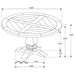 Florence Dining Tables Black - Furniture Land (Milwaukee, WI)