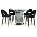 Ellie 5 Pc Counter Height Dining Sets - Furniture Land (Milwaukee, WI)