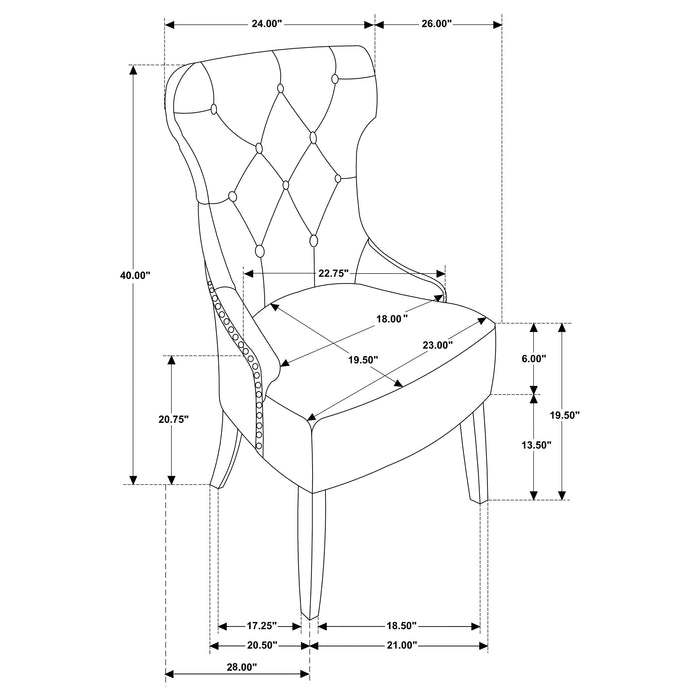 Baney Side Chair - Furniture Land (Milwaukee, WI)