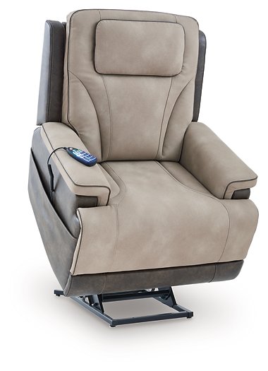 4Z-Peaceful Pause Power Lift Recliner - Furniture Land (Milwaukee, WI)