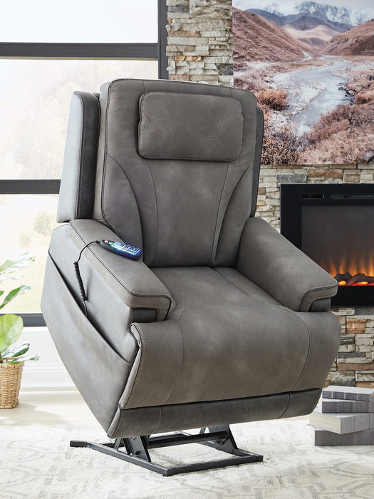 4Z-Peaceful Pause Power Lift Recliner - Furniture Land (Milwaukee, WI)