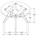 Paxton Dining Tables - Furniture Land (Milwaukee, WI)
