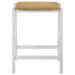 Edgeworth 3-piece Kitchen Island Counter Table Set White - Furniture Land (Milwaukee, WI)