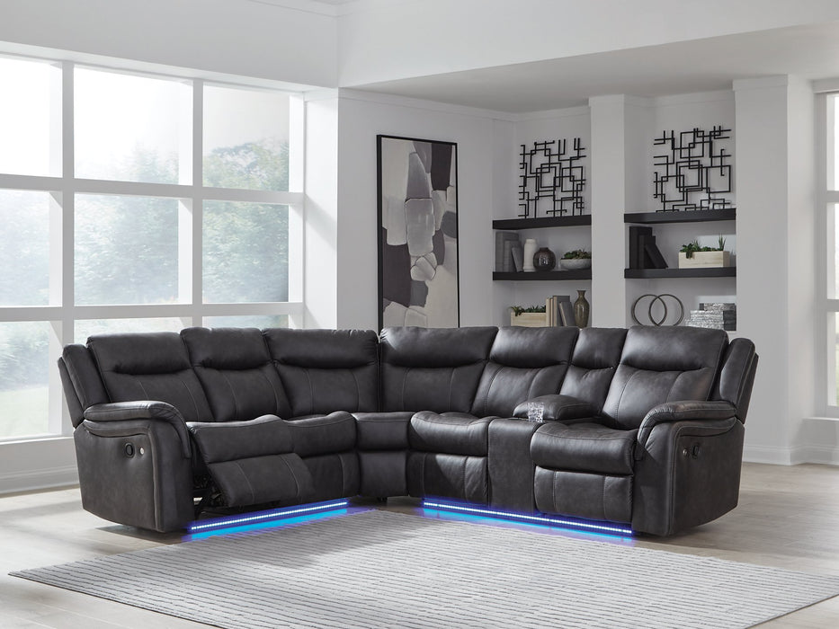 Sultan Meadow Reclining Sectional - Furniture Land (Milwaukee, WI)