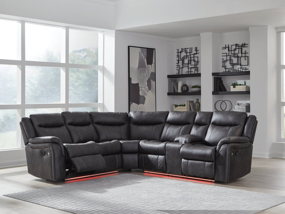 Sultan Meadow Reclining Sectional - Furniture Land (Milwaukee, WI)