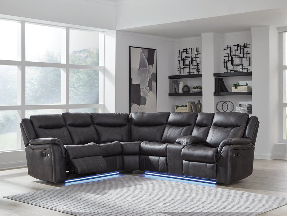 Sultan Meadow Reclining Sectional - Furniture Land (Milwaukee, WI)