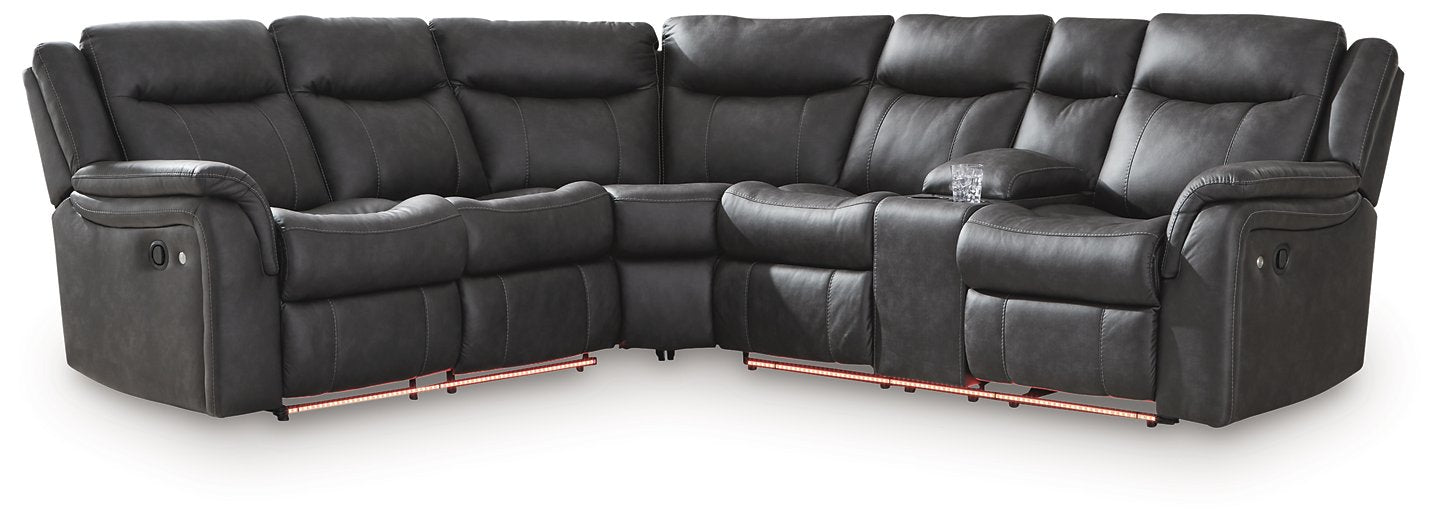 Sultan Meadow Reclining Sectional - Furniture Land (Milwaukee, WI)