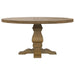 Florence 5-piece Round Dining Table Set Rustic Honey - Furniture Land (Milwaukee, WI)