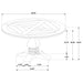 Florence 5-piece Round Dining Table Set Rustic Honey - Furniture Land (Milwaukee, WI)