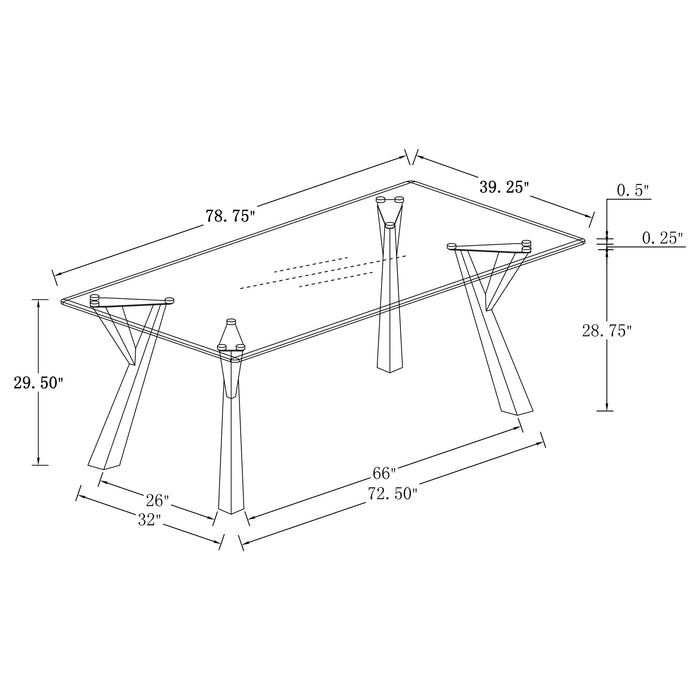 Alaia Dining Tables - Furniture Land (Milwaukee, WI)