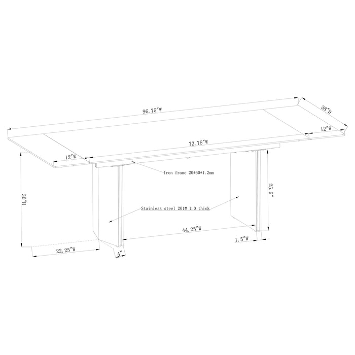 Vesa Dining Tables - Furniture Land (Milwaukee, WI)